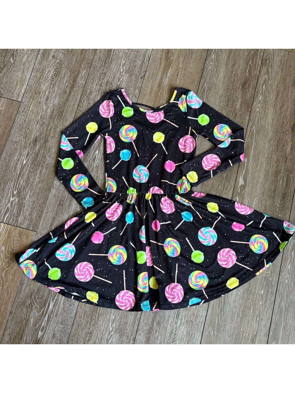 Pixie Lane Rainbow Galaxy Lollipop Twirl Dress